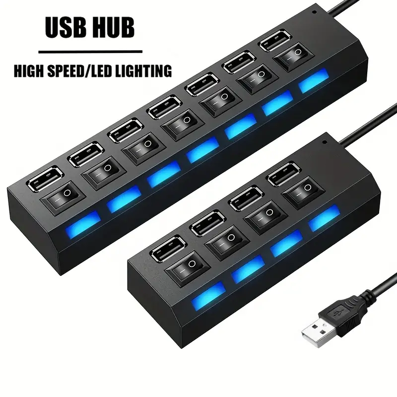 CARGADOR USB DE 7 PUERTOS