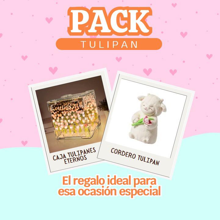 PACK CORDERITO Y TULIPAN